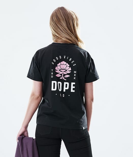 Dope Regular T-shirt Dame Black