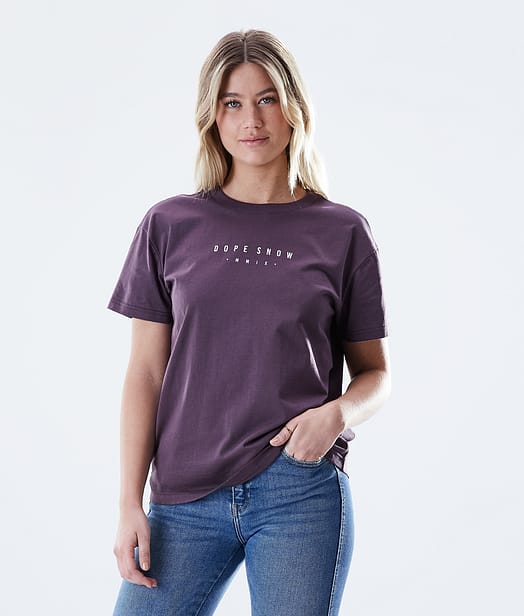 Dope Regular T-shirt Dame Faded Grape