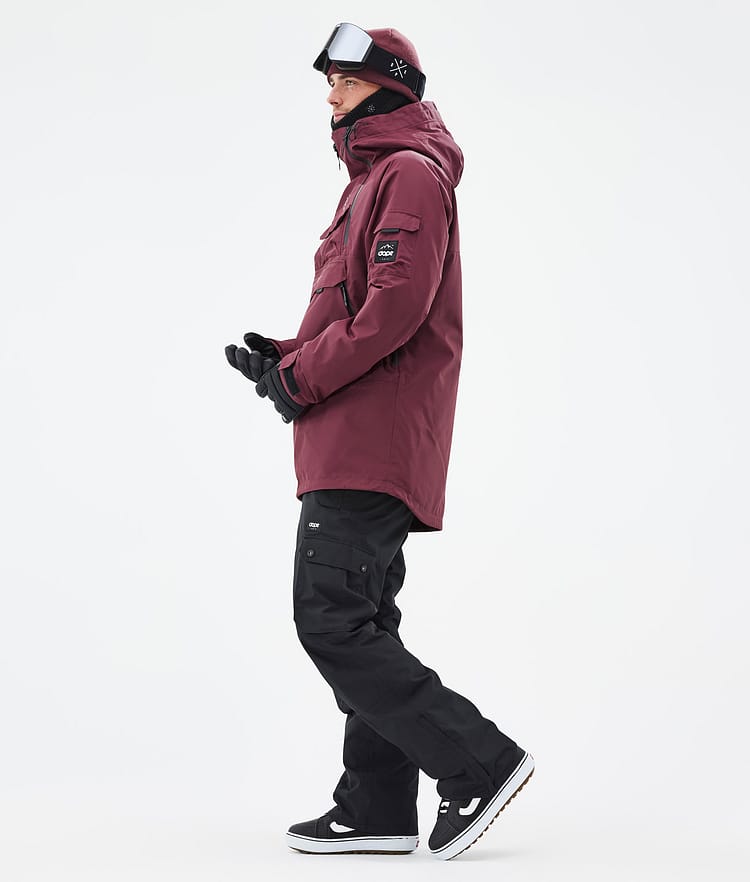 Dope Akin Snowboardjakke Herre Burgundy, Bilde 4 av 9