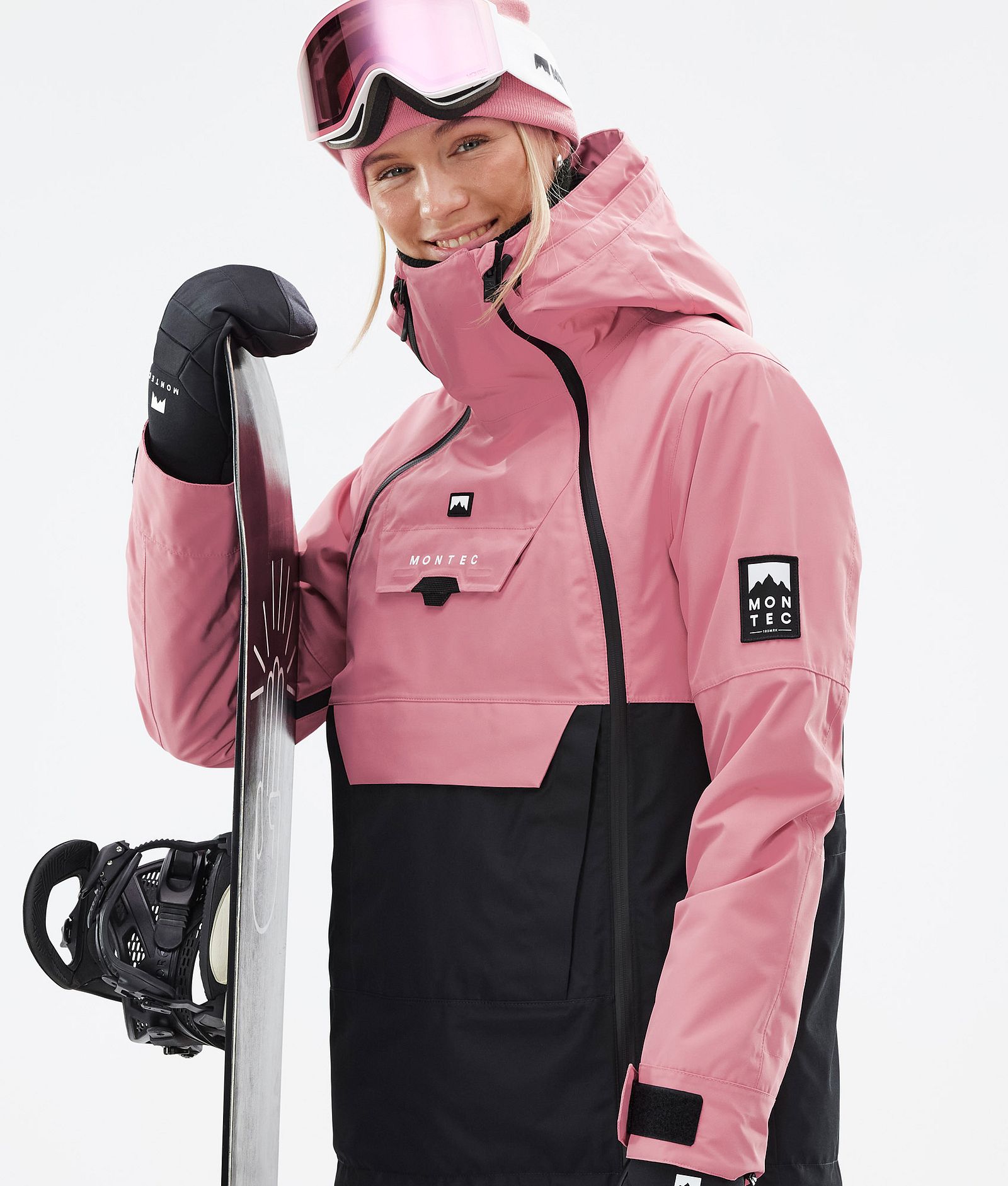 Montec Doom W Snowboardjakke Dame Pink/Black, Bilde 2 av 11
