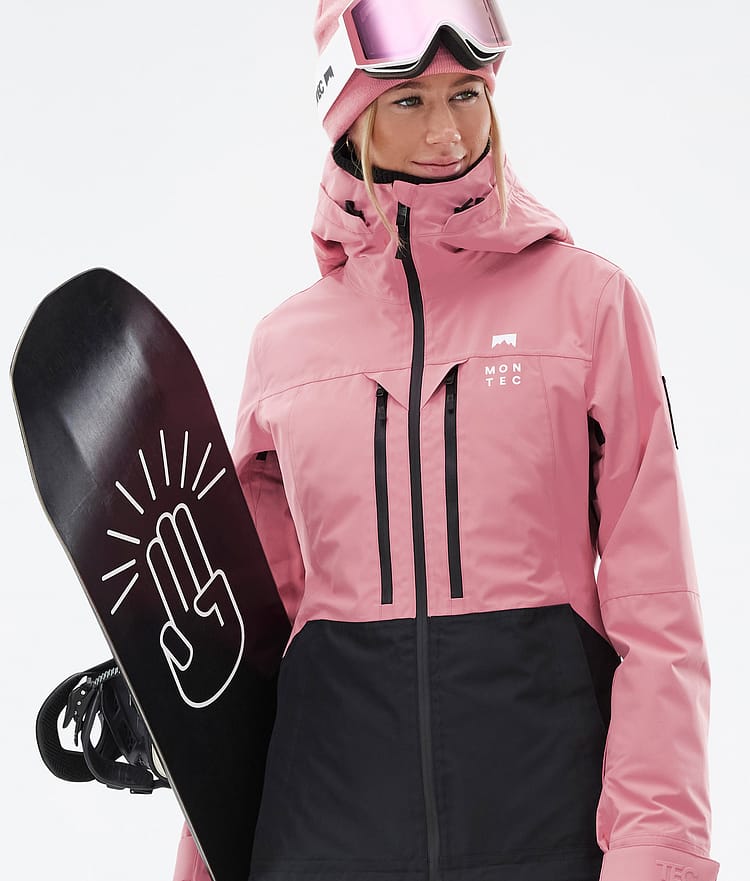 Montec Moss W Snowboardjakke Dame Pink/Black, Bilde 2 av 10