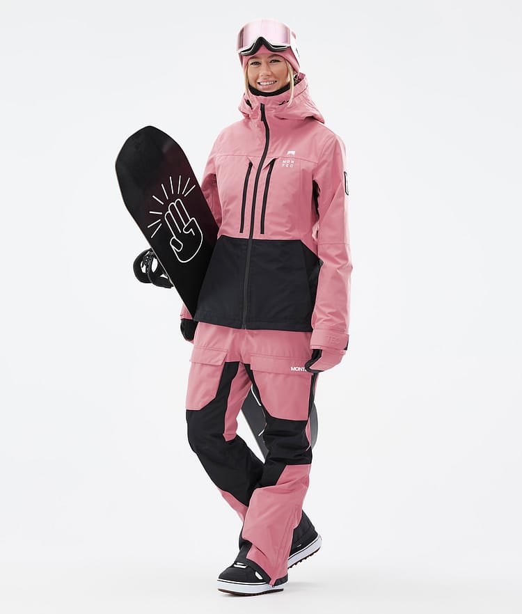 Montec Moss W Snowboardjakke Dame Pink/Black, Bilde 3 av 10