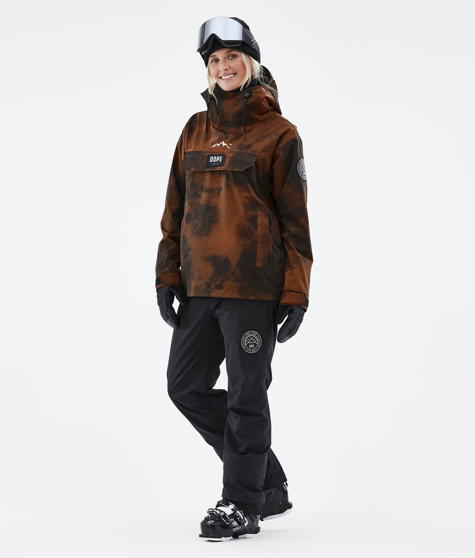 Dope Blizzard W 2022 Skijakke Dame Smudge Orange, Bilde 3 av 9
