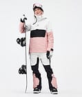 Montec Dune W Snowboardjakke Dame Old White/Black/Soft Pink, Bilde 3 av 9