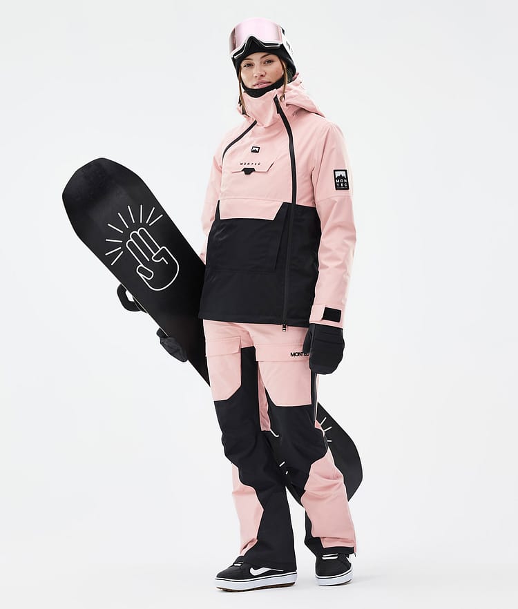 Montec Fawk W Snowboardbukse Dame Soft Pink/ Black, Bilde 2 av 7