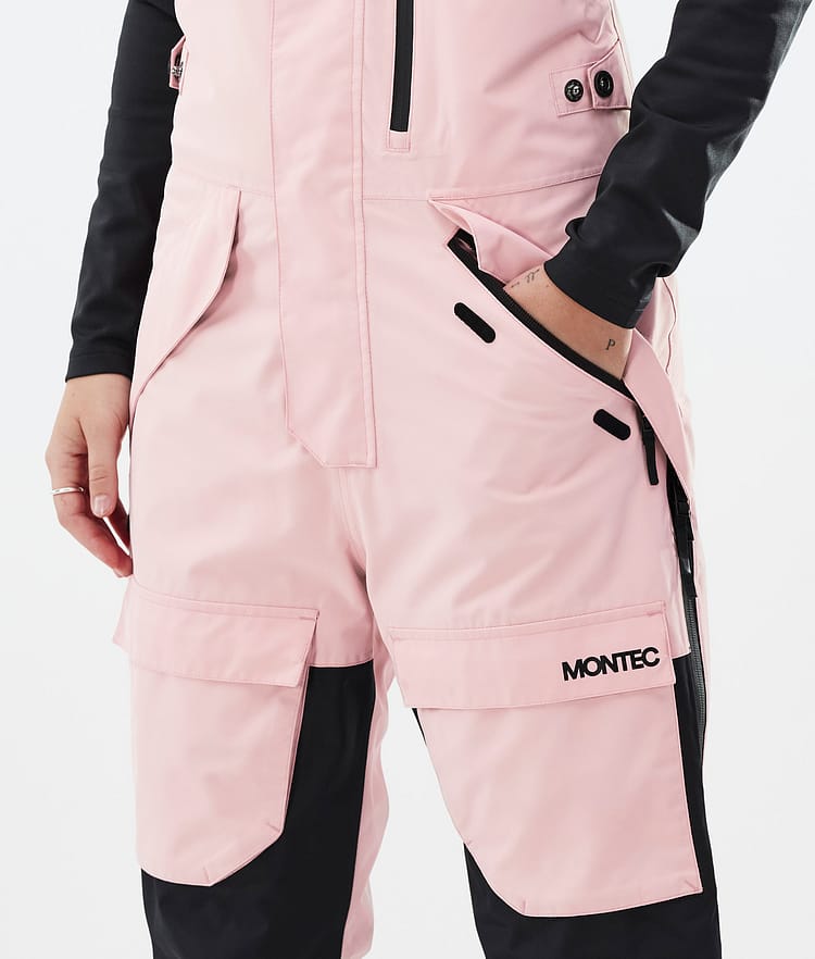 Montec Fawk W Snowboardbukse Dame Soft Pink/ Black, Bilde 5 av 7