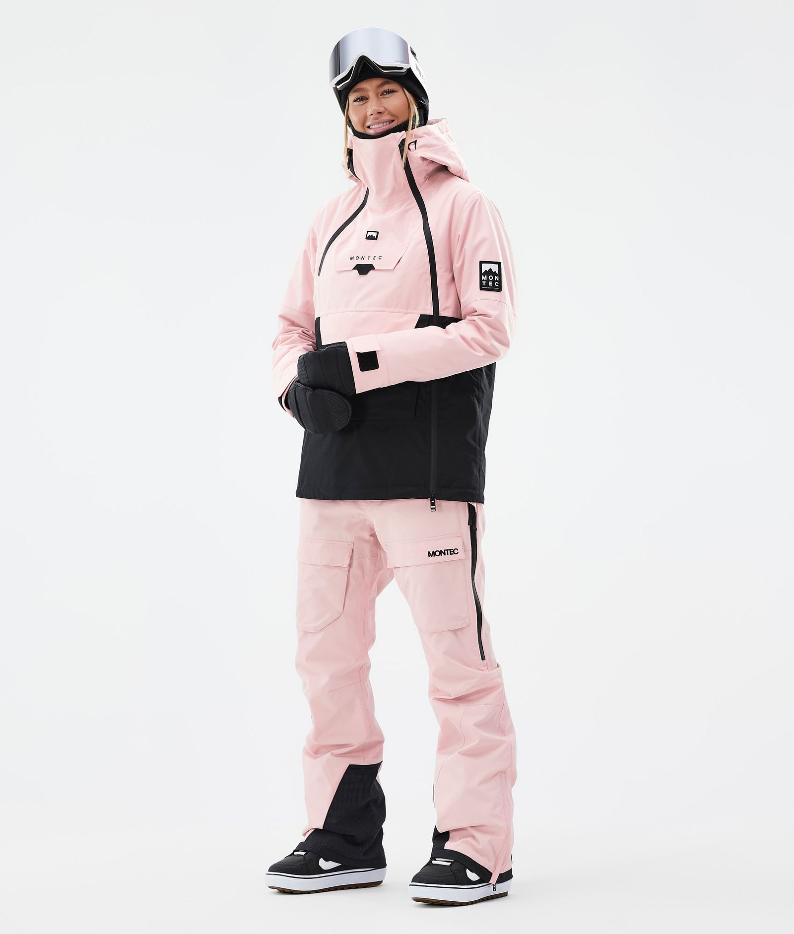 Montec Kirin W Snowboardbukse Dame Soft Pink, Bilde 2 av 6