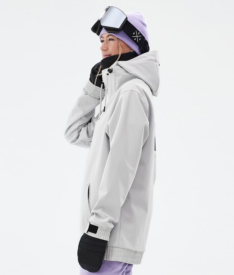 Dope Yeti W Snowboardjakke Dame Silhouette Light Grey, Bilde 7 av 7