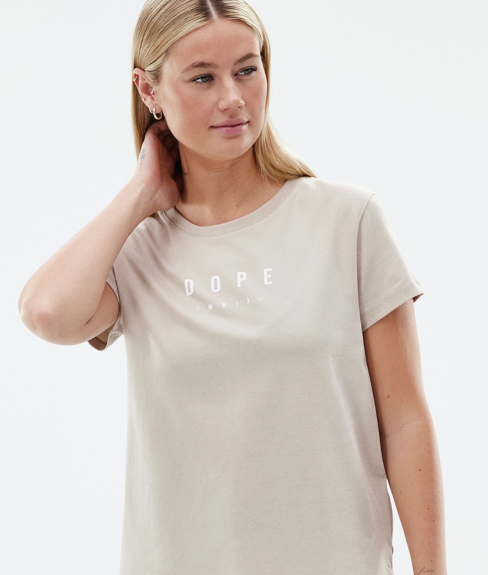 Dope Standard W T-shirt Dame Aphex Sand, Bilde 3 av 6