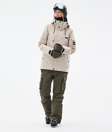 Dope Adept W Skidoutfit Dame Sand/Olive Green