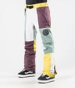 Dope Blizzard W 2020 Snowboardbukse Dame Limited Edition Faded Green Patchwork