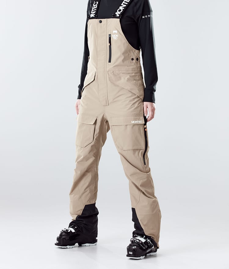 Montec Fawk W 2020 Skibukse Dame Khaki, Bilde 1 av 6