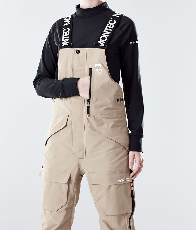 Montec Fawk W 2020 Skibukse Dame Khaki, Bilde 4 av 6