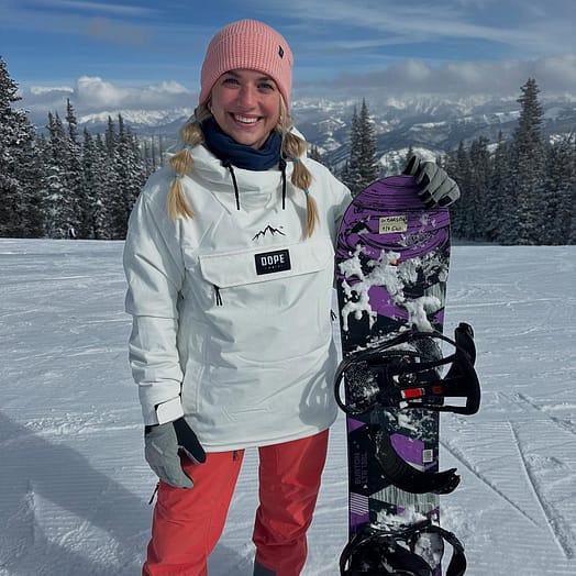 Kunde @grace_baasch i Dope Blizzard W Snowboardjakke Dame Whitish Renewed