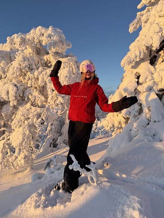 Kunde @Sannioksanen i Dope Legacy W Snowboardjakke Dame Deep Red Renewed