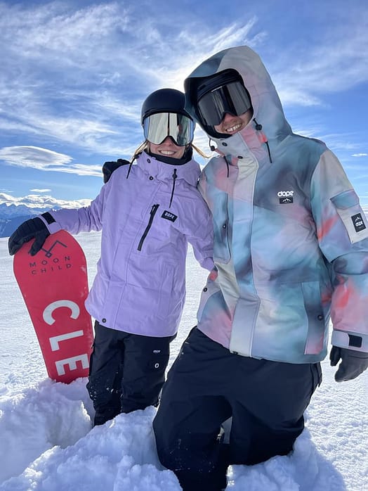 Kunde @lucky_l.u.c i Dope Blizzard W Full Zip 24 Snowboardjakke Dame Faded Violet Renewed