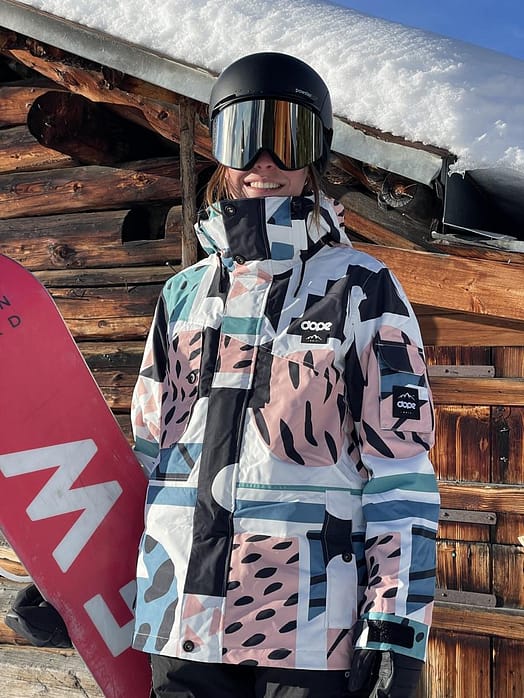 Kunde @irinaruegg i Dope Adept W Snowboardjakke Dame Melon Renewed