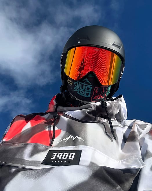 Kunde @lifeandsnowboard i Dope Blizzard Skijakke Herre Spray Black Red