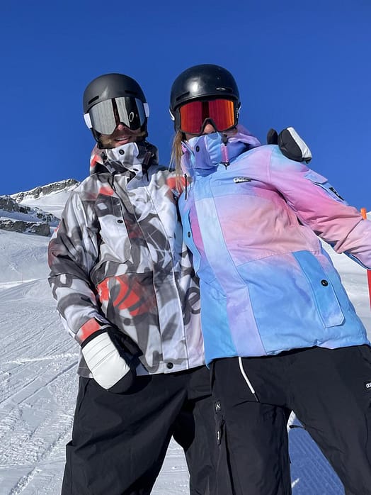 Kunde @wolfczy i Dope Adept Snowboardjakke Herre Spray Black Red