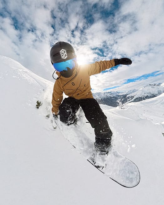 Kunde @world_is_calling i Dope Yeti Snowboardjakke Herre 2X-Up Gold