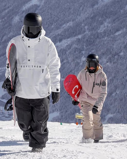 Kunde @lucky_l.u.c i Dope Legacy Snowboardjakke Herre Old White