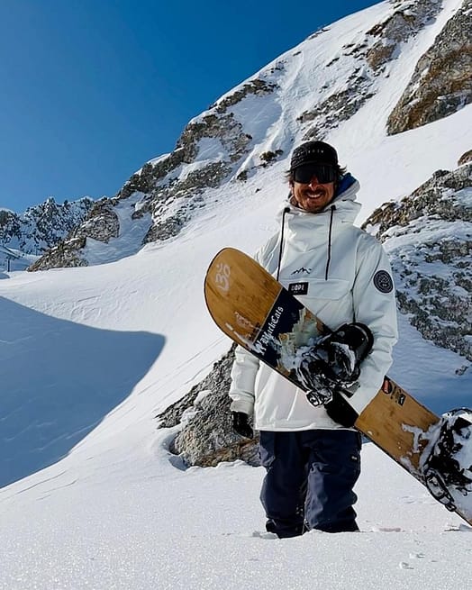 Kunde @_aure.boucher_ i Dope Blizzard Snowboardjakke Herre Whitish