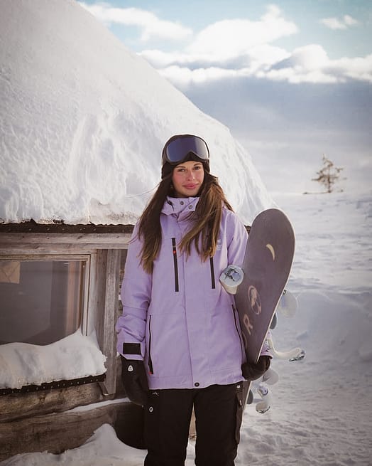 Kunde @kamila_novak i Montec Fawk W Snowboardjakke Dame Faded Violet