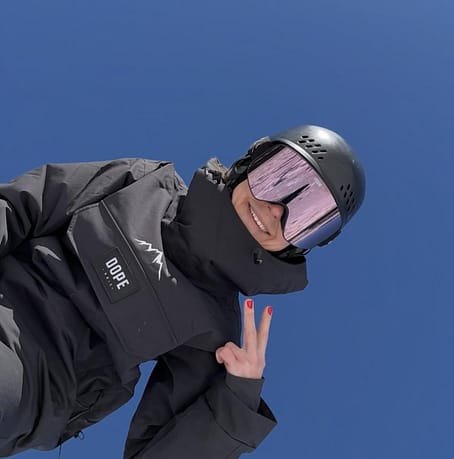 Kunde @undefined i Dope Sight Skibriller Black/Champagne Mirror
