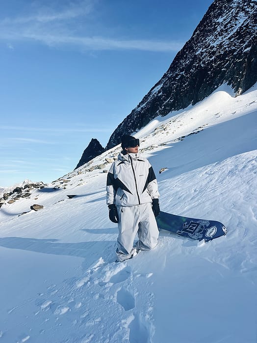 Kunde @josito_aragon i Dope Big Snowboardbukse Herre Light Grey