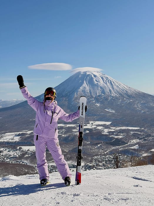 Kunde @minipensioen i Dope Blizzard W Full Zip Skijakke Dame Faded Violet