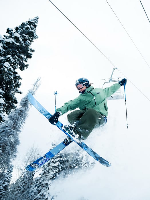 Kunde @freeskiermagazine i Dope Big Snowboardbukse Herre Olive Green