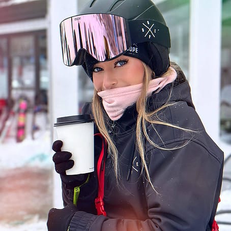 Kunde @brookelathamm i Dope Sight Goggle Lens Ekstralinse Snow Champagne Mirror