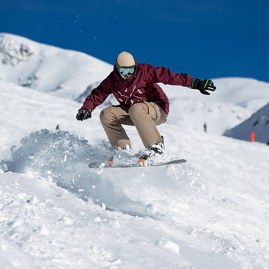 Kunde @drxphotographie i Dope Yeti Snowboardjakke Herre 2X-Up Burgundy