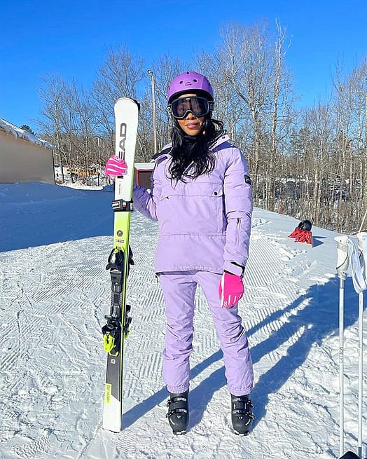 Kunde @afaulkghidinelli i Dope Puffer W 2021 Skijakke Dame Faded Violet