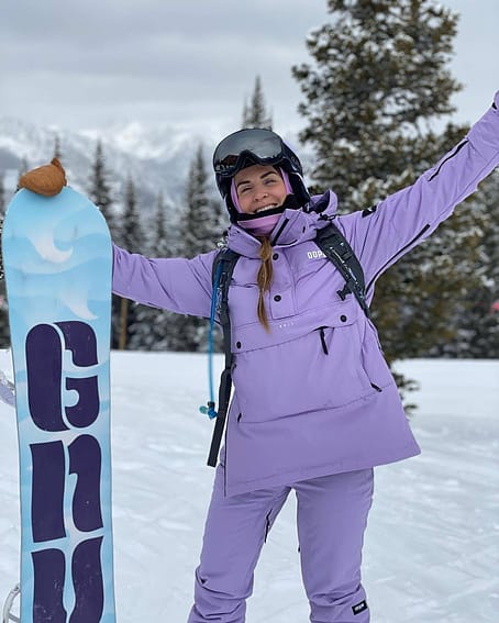 Kunde @coyotedepiedra i Dope Puffer W 2021 Skijakke Dame Faded Violet