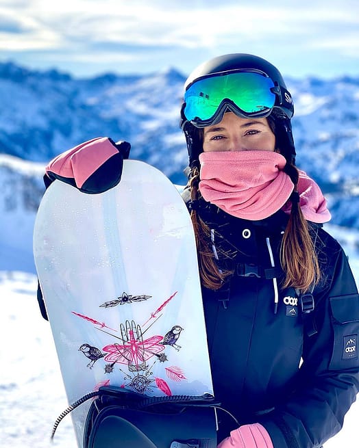 Kunde @patricia_nydia i Dope Adept W Snowboardjakke Dame Black Renewed