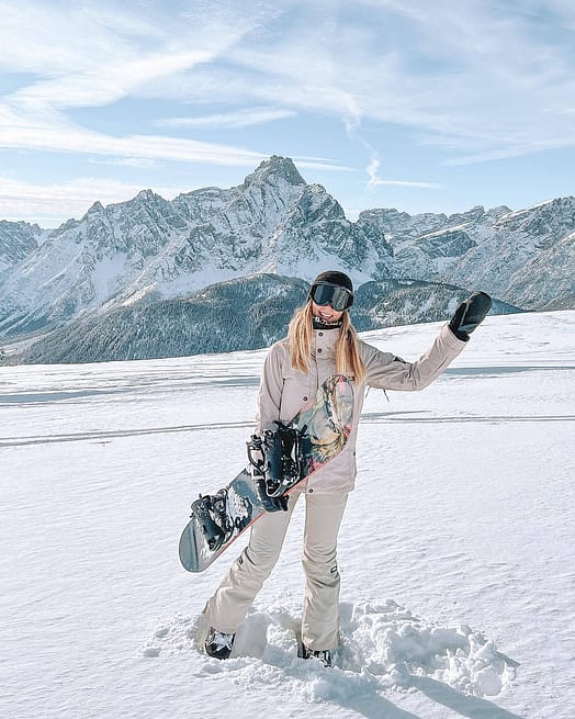 Kunde @dashismiles i Dope Adept W Snowboardjakke Dame Sand Renewed