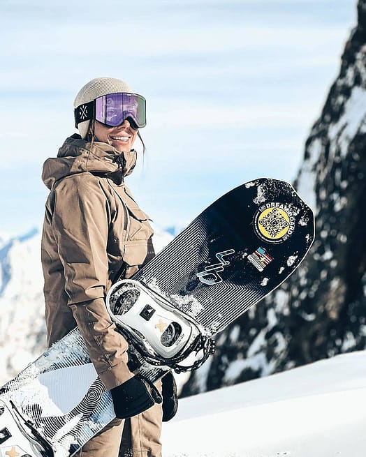 Kunde @skvikskvik i Dope Akin W Snowboardjakke Dame Walnut