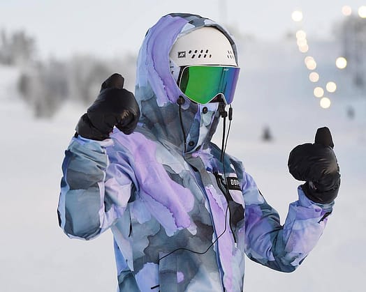 Kunde @ante_cheesebay i Dope Blizzard W Full Zip Skijakke Dame Blot Violet
