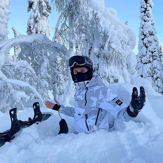 Kunde @ksxauh i Dope Akin Snowboardjakke Herre Grey Camo
