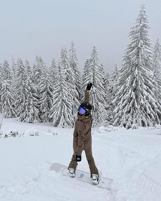 Kunde @xagnr i Dope Akin W Snowboardjakke Dame Walnut