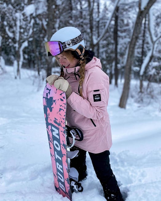 Kunde @emma.jayyne i Dope Akin W Snowboardjakke Dame Soft Pink Renewed