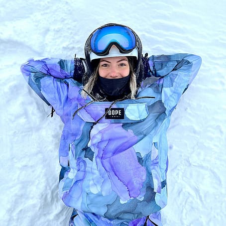 Kunde @hikeandbike__ i Dope Blizzard W Snowboardjakke Dame Blot Violet