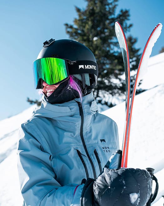 Kunde @pyrouu i Montec Moss W Snowboardjakke Dame Soft Blue/Black