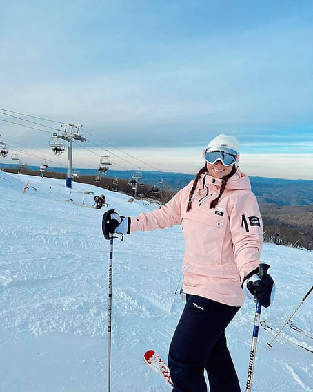 Kunde @_sophieehughes i Dope Annok W Snowboardjakke Dame Soft Pink