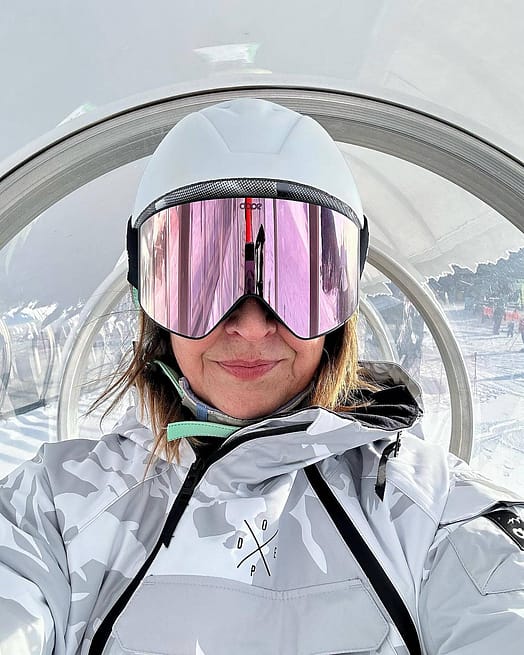 Kunde @kazhillyard i Dope Sight 21 Goggle Lens Ekstralinse Snow Champagne Mirror