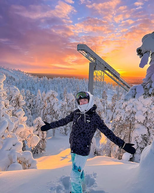 Kunde @surfandearthtravel i Dope Adept W Snowboardjakke Dame Dots Phantom