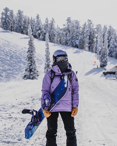 Kunde @thomasexplores i Dope Puffer W 2021 Skijakke Dame Faded Violet
