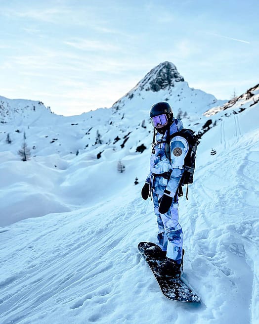 Kunde @skvikskvik i Dope Blizzard W Snowboardjakke Dame Blot Violet