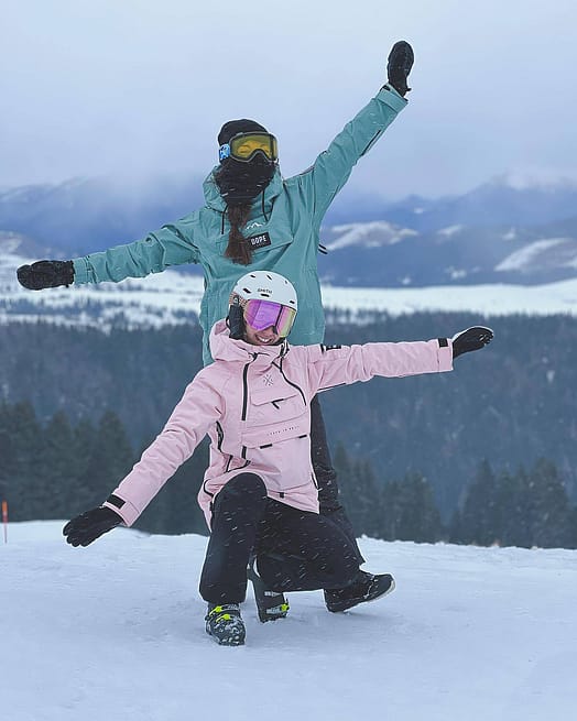 Kunde @dn.ang i Dope Akin W Snowboardjakke Dame Soft Pink Renewed